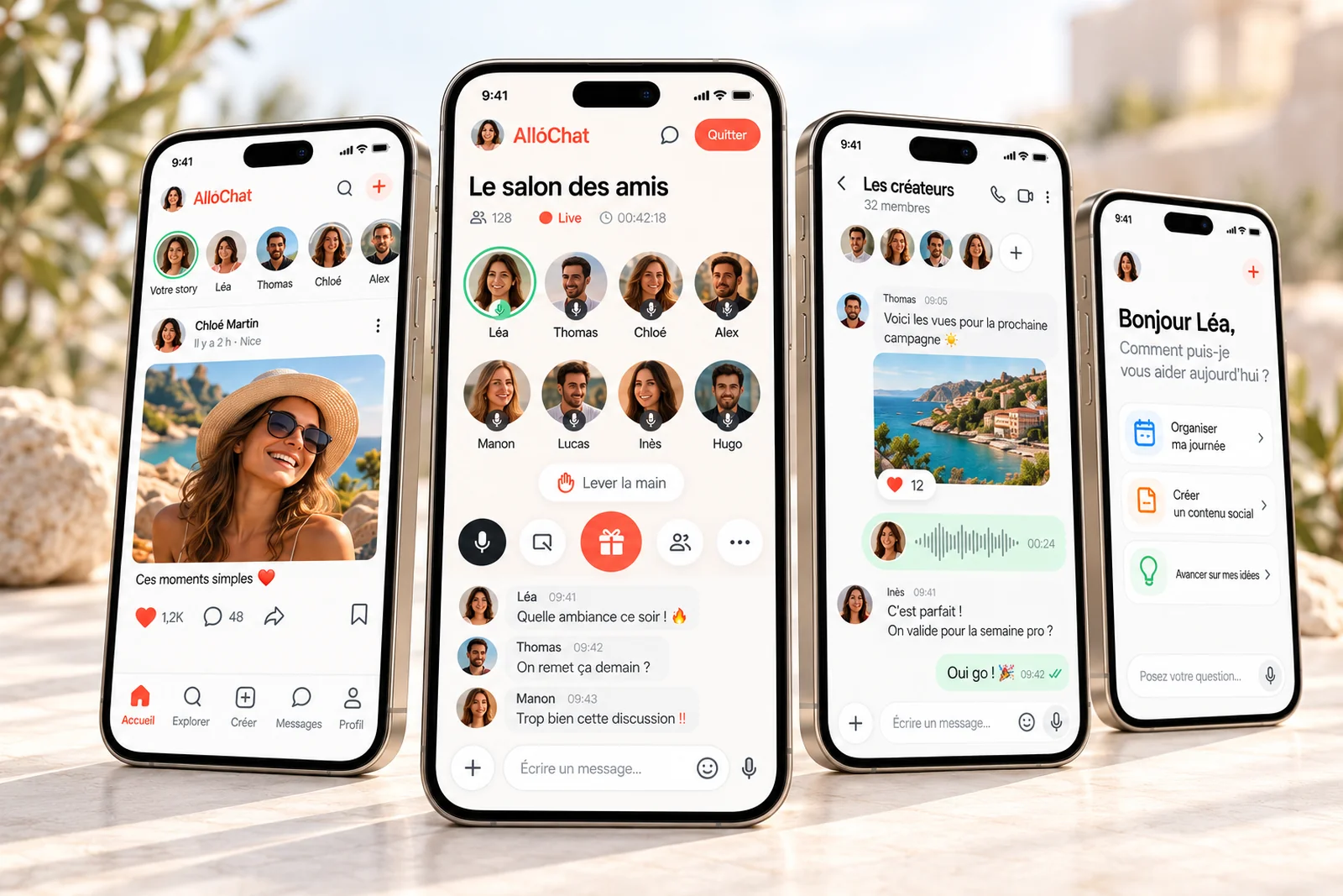 Concept de produit pour le marché Social