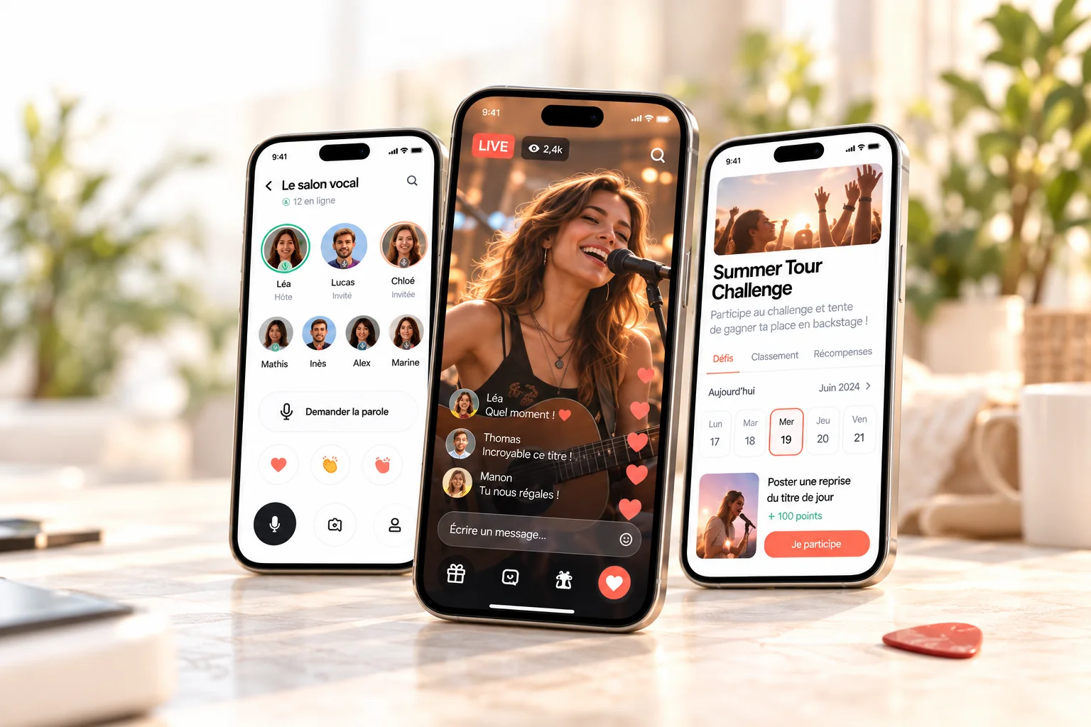 Concept d’interface createurs : application mobile, conçue pour ses utilisateurs.