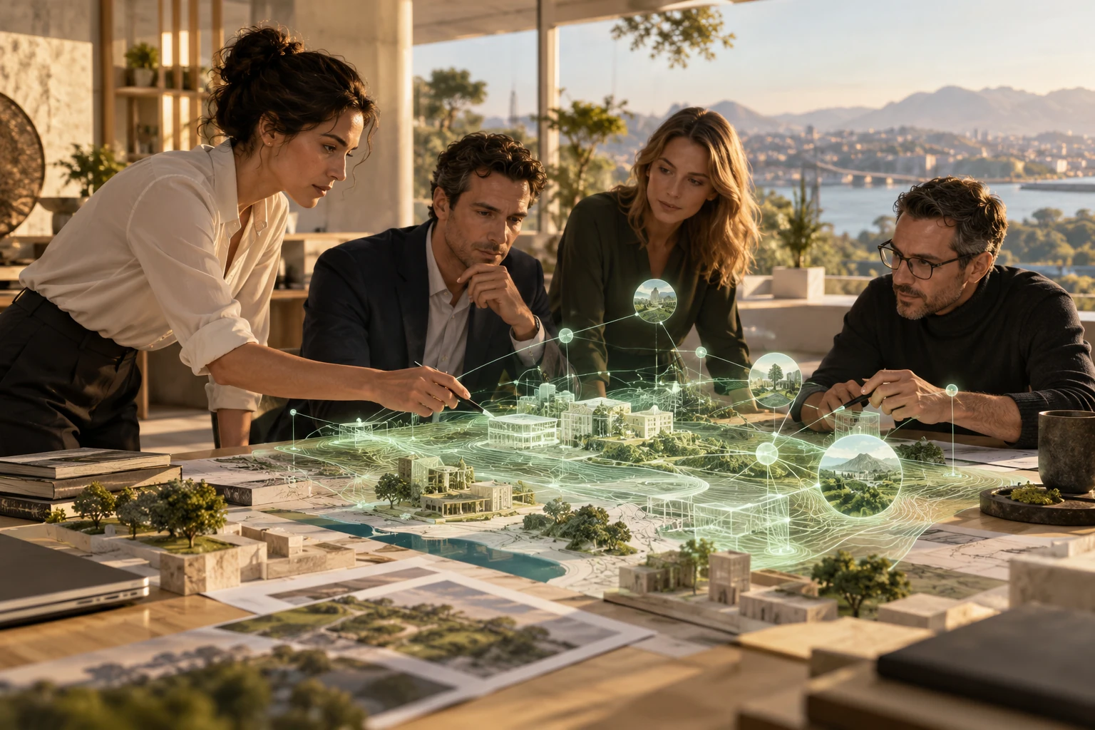Vision illustrée : Riviera : retrouver le contexte du travail.